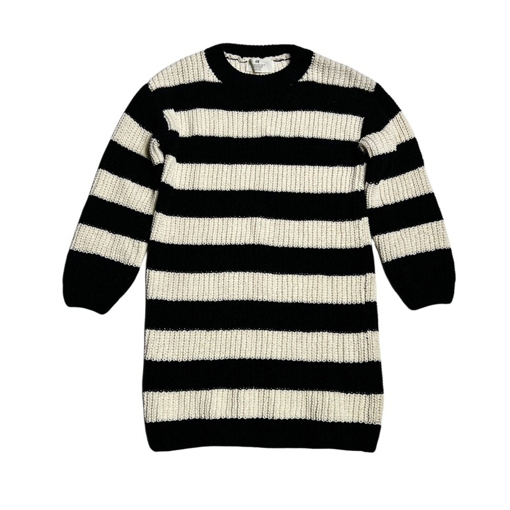 H&M Black and White Striped‎ Kids Dress